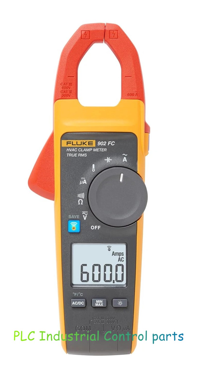 902FC 600V AC/DC TRMS HVAC Clamp Meter with Connect
