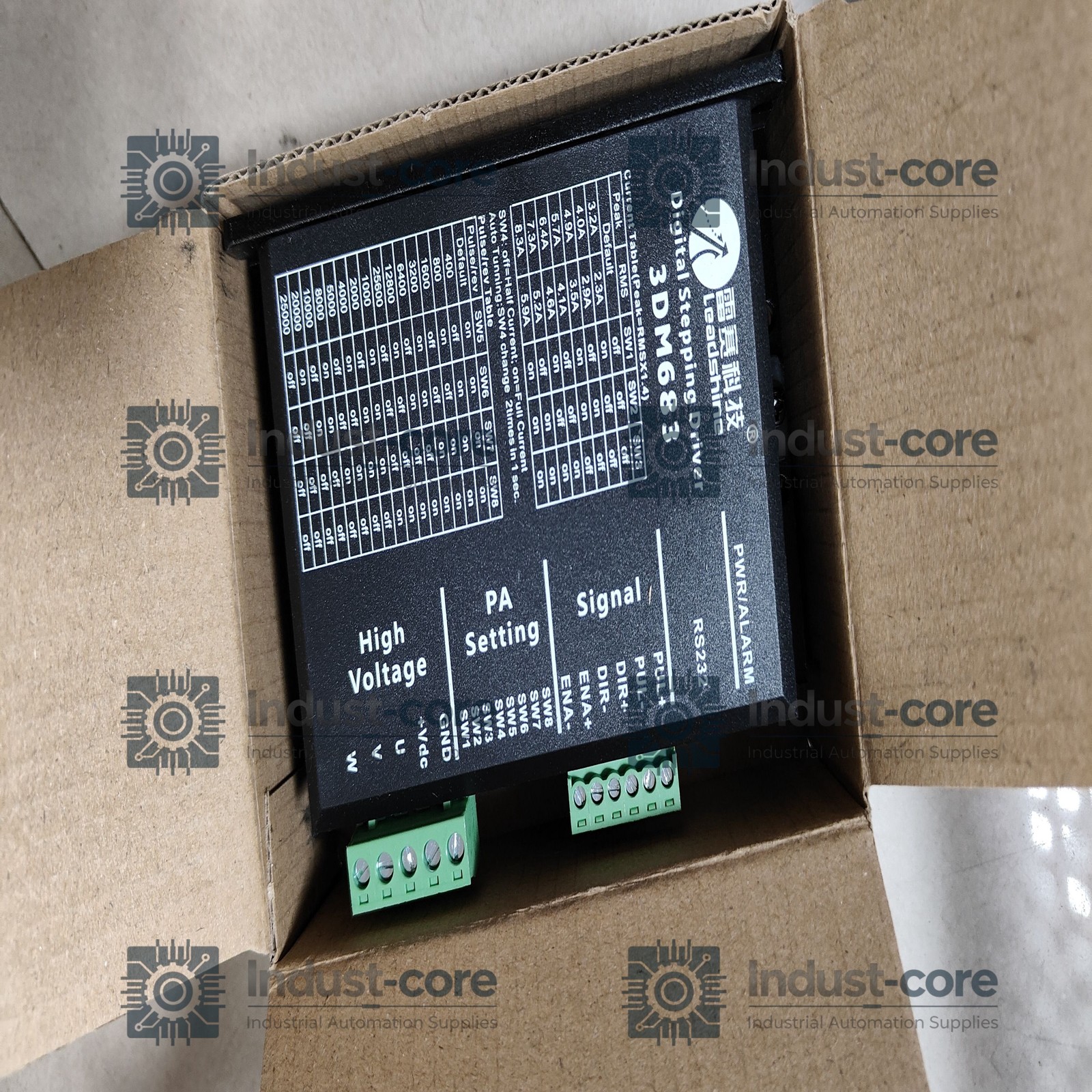 1PCS New LeadShine 3DM683 3 Phase Digital Stepper Motor Driver 20-60VDC 0.5-8.