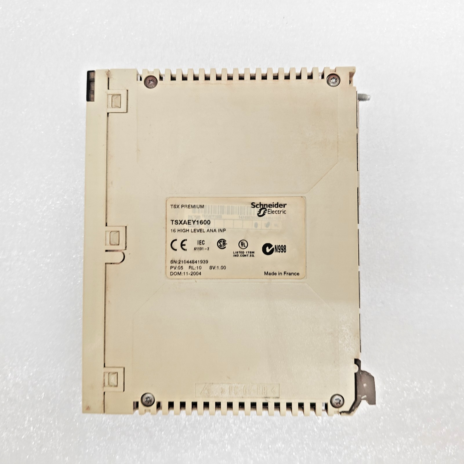 Schneider Electric TSXAEY1600 ANALOG INPUT MODULE Modicon Premium Fast Ship