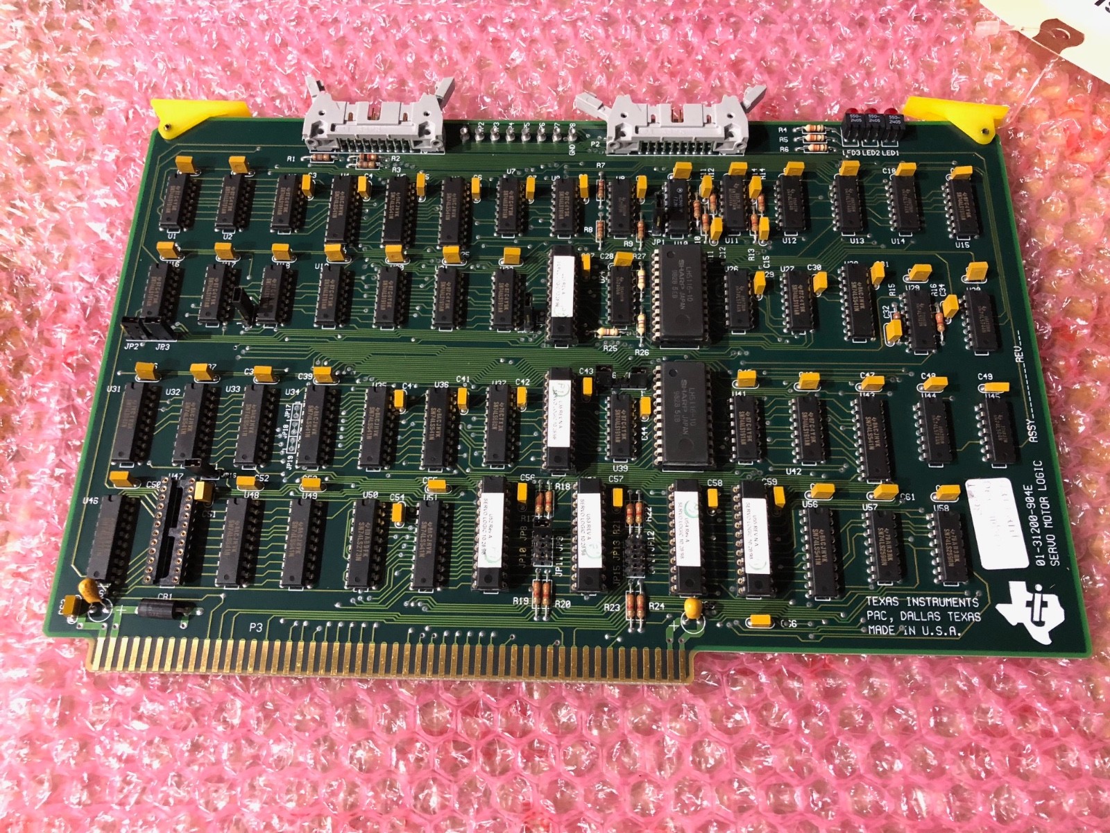 TEXAS INSTRUMENTS 01-31200-904 B , 01-31200-900 SERVO MOTOR LOGIC CARD NEW