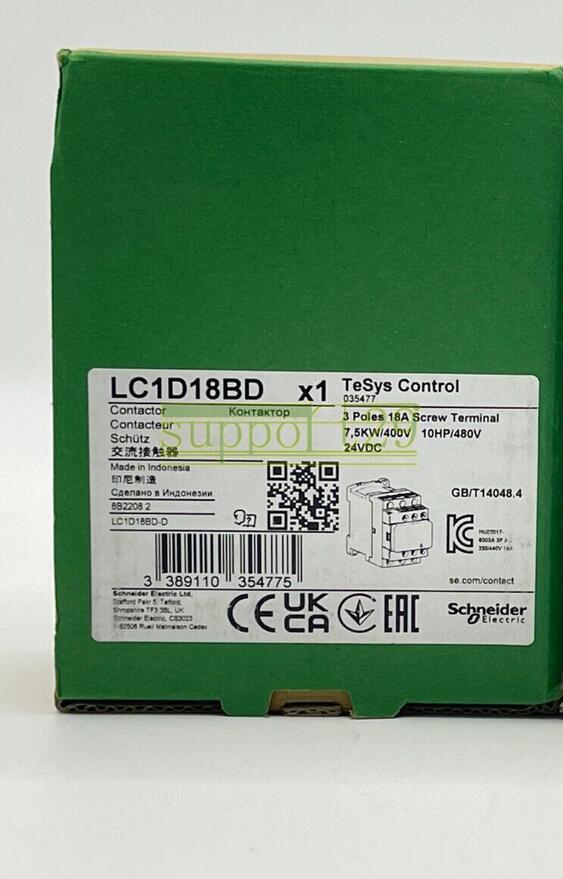 ONE Contactors LC1D18BD New
