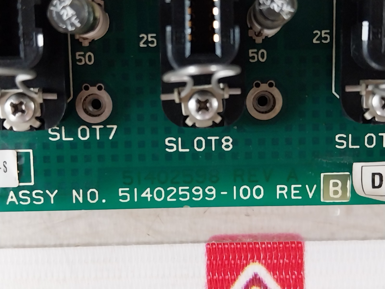 HONEYWELL 51402599-100 15 SIOM Backplane System MU-PLAM02 Rev A 51304754-150
