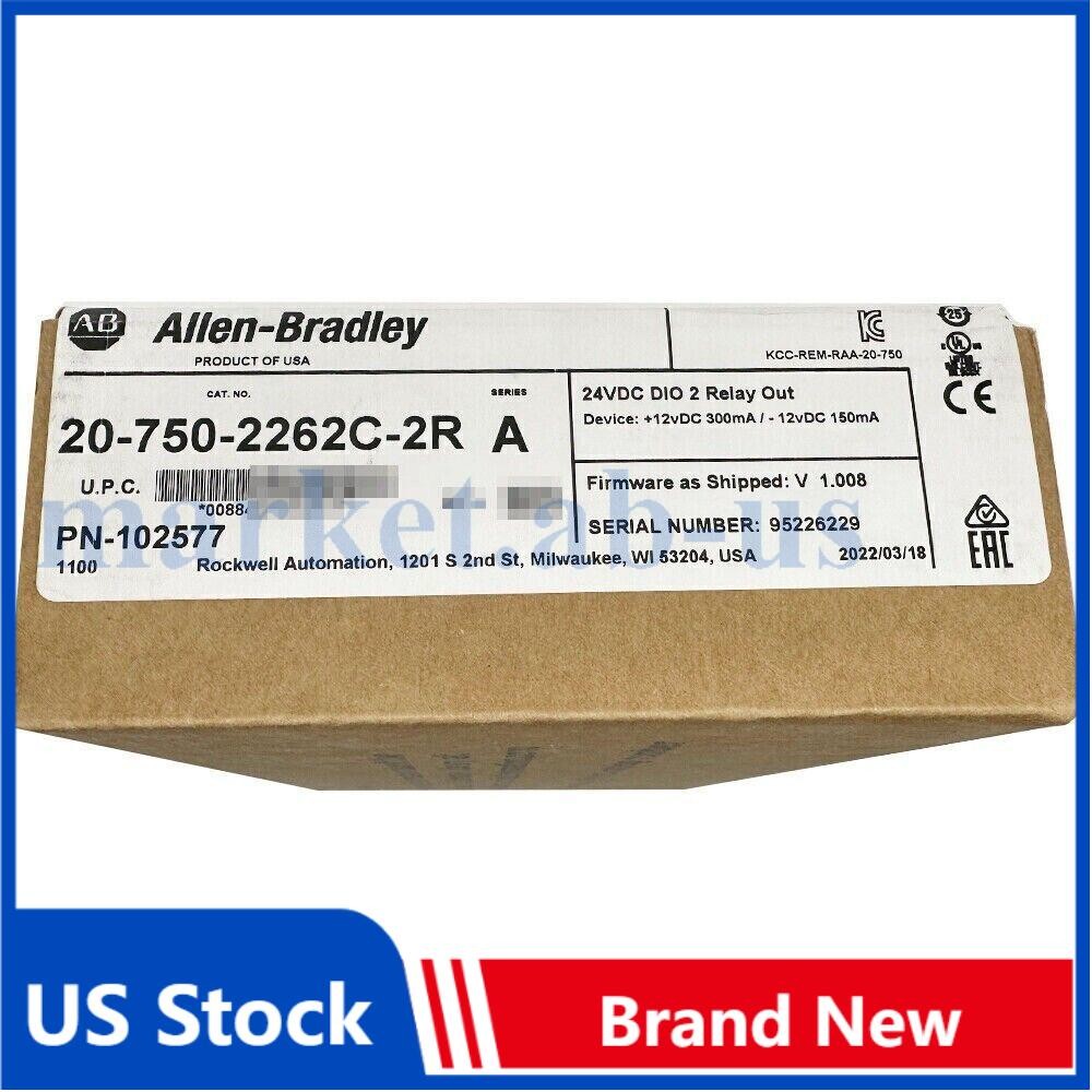 NEW AB 20-750-2262C-2R PowerFlex 750 24V DC IO Option Module US Free Tax