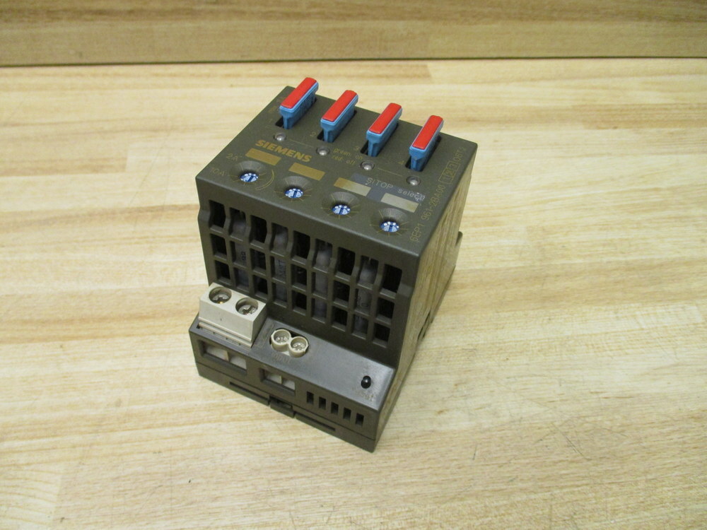Siemens 6EP1 961-2BA00 SITOP Select Diagnosis Module W/ DIN Rail Mount