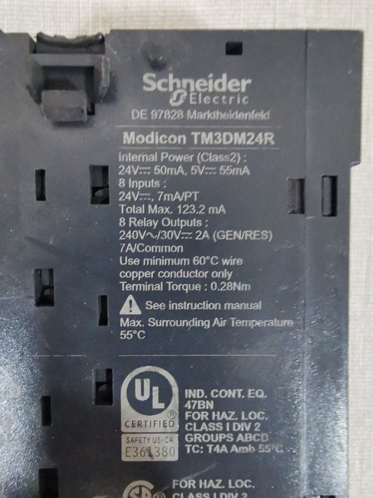 SCHNEIDER ELECTRIC TM3DM24R MODULE