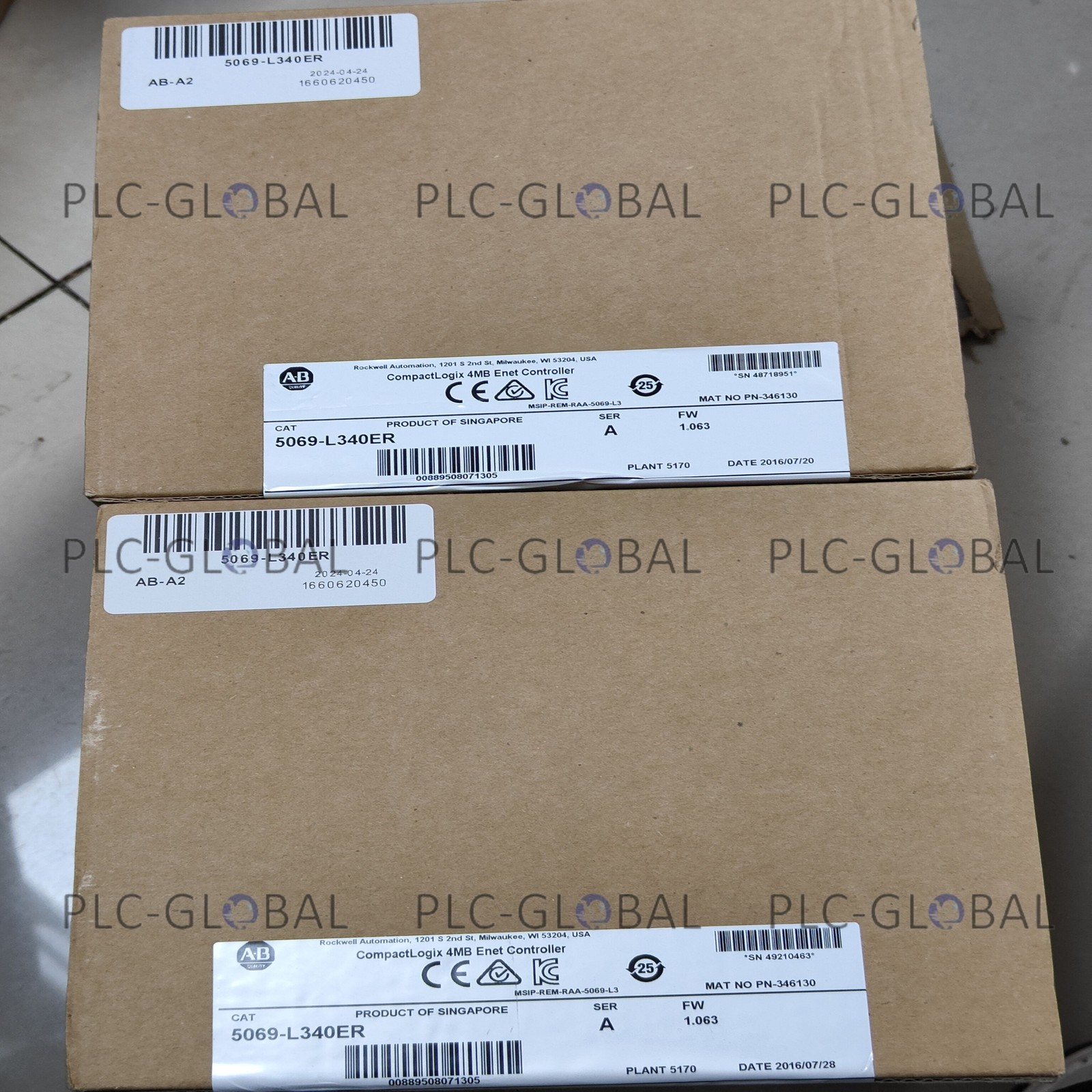 1PC Brand New Allen-Bradley 5069-L340ER US stock Warranty Included