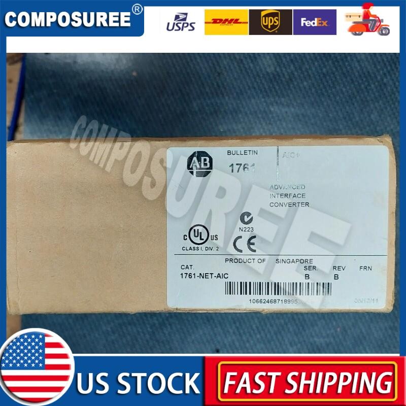 NEW Factory Sealed AB 1761-NET-AIC MicroLogix Interface Module US Free Tax