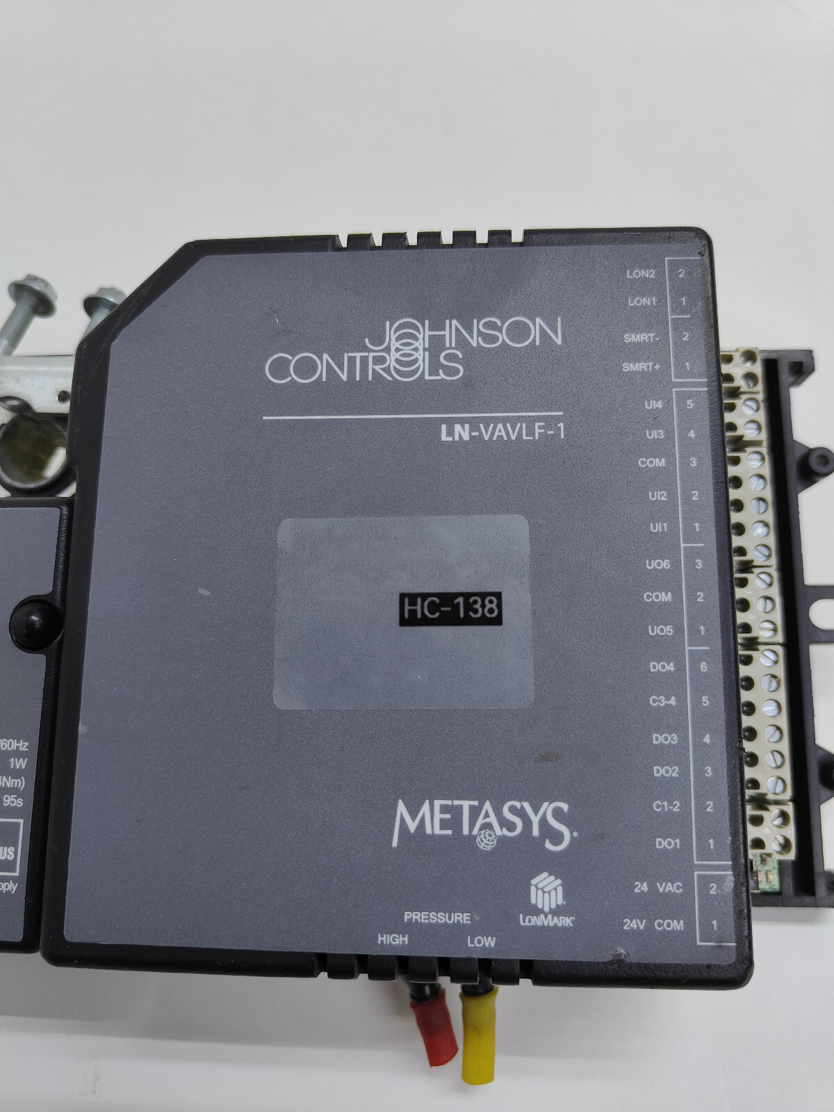 Johnson Controls LN-VALVLF-1 Metasys,LonMark,27-5457-7 with LMZS-H JCI, HC#138