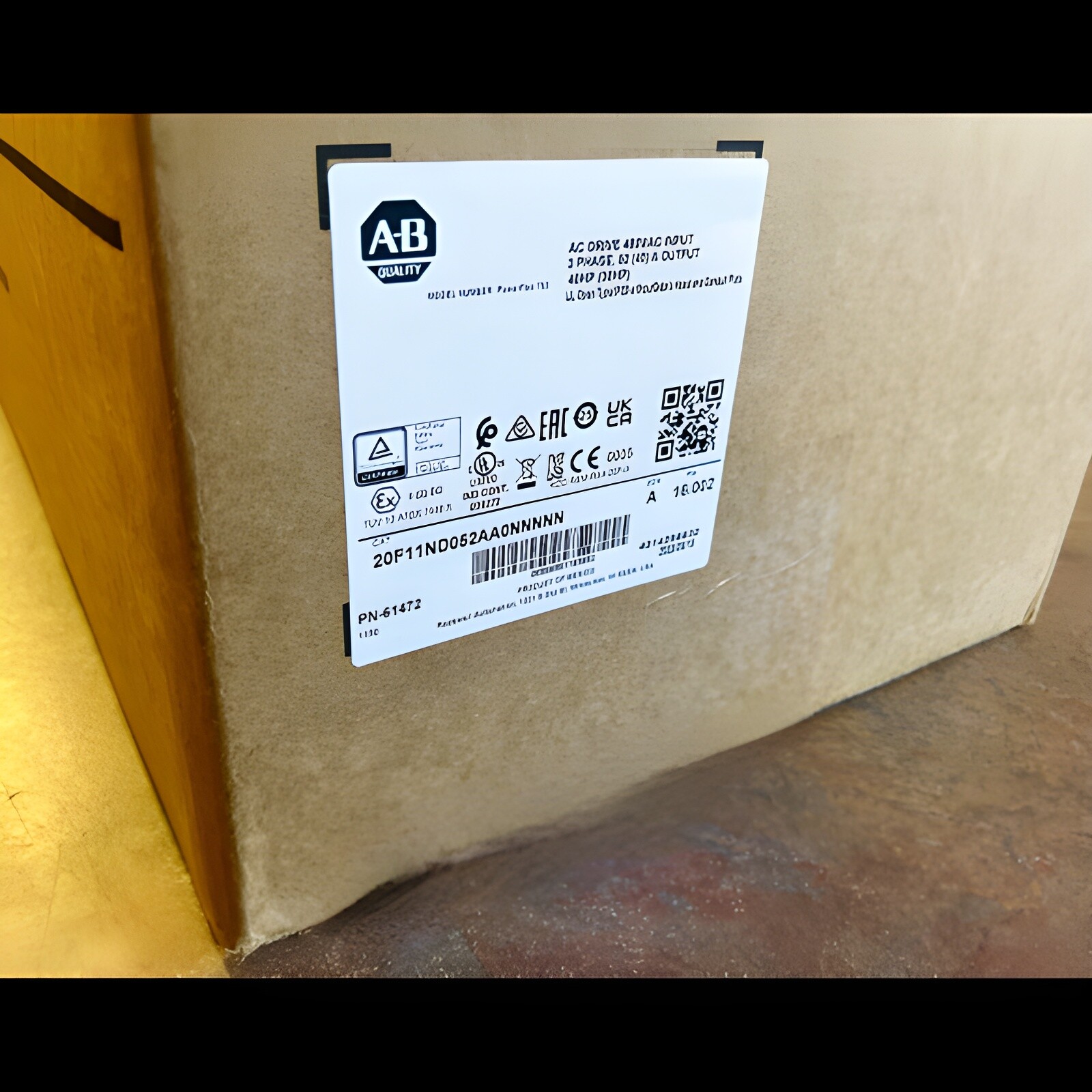New Allen-Bradley 20F11ND052AA0NNNNN PowerFlex Air Cooled 753 AC Drive