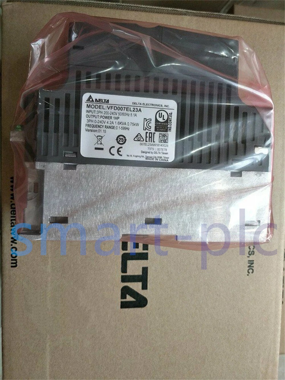 1PC New Delta VFD007EL23A 0.75KW Inverter 220V Expedited Shipping