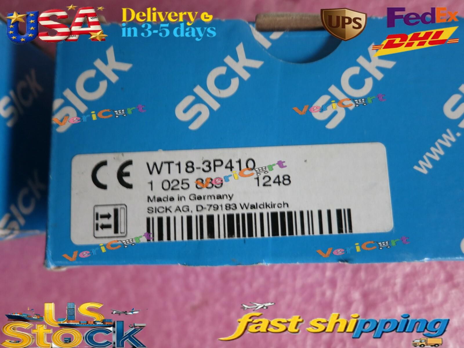SICK WT18-3P410 Photoelectric Sensor New One WT183P410 Expedited Shipping