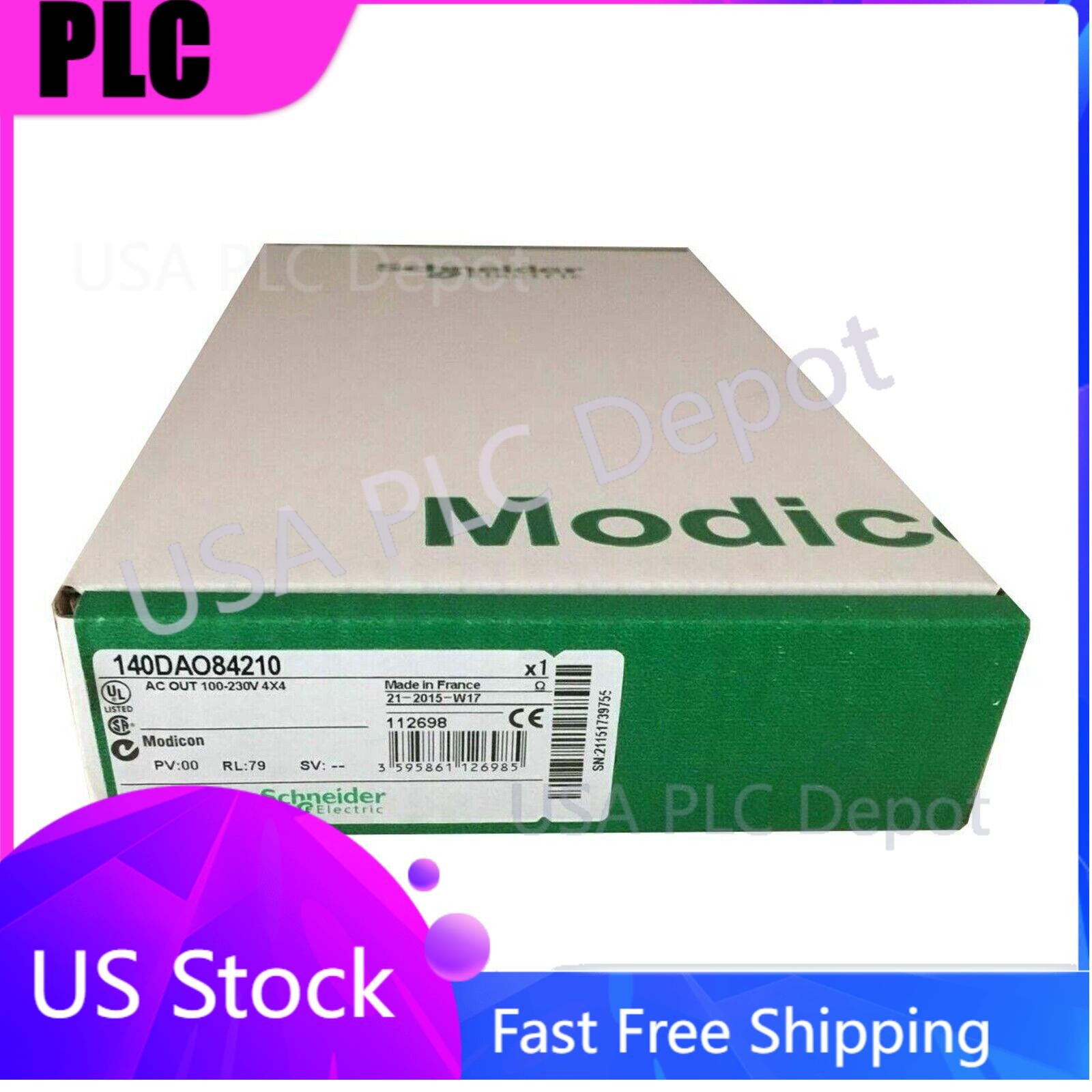 New In Box SCHNEIDER Modicon 140DAO84210 Output Module 100-230VAC