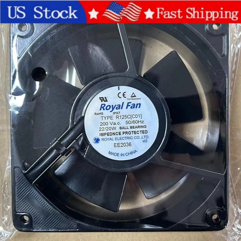 R125C 1PCS New Royal R125C[C01] 220V 22/20W Inverter Cooling Fan Fast Delivery