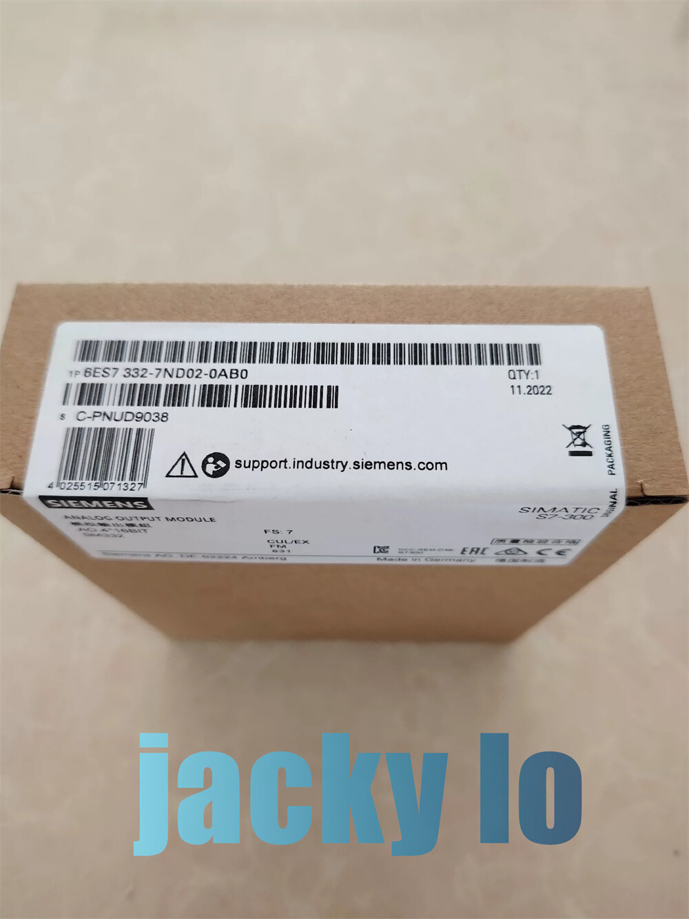 1PCS 6ES7332-7ND02-0AB0 1PCS New SIEMENS S7-300 Analog Output 6ES7332-7ND02-0AB0