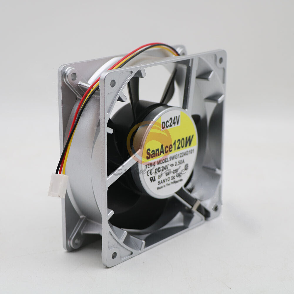 ONE For SANYO San Ace120W 24V 0.50A 9WG1224G101 cooling fan New