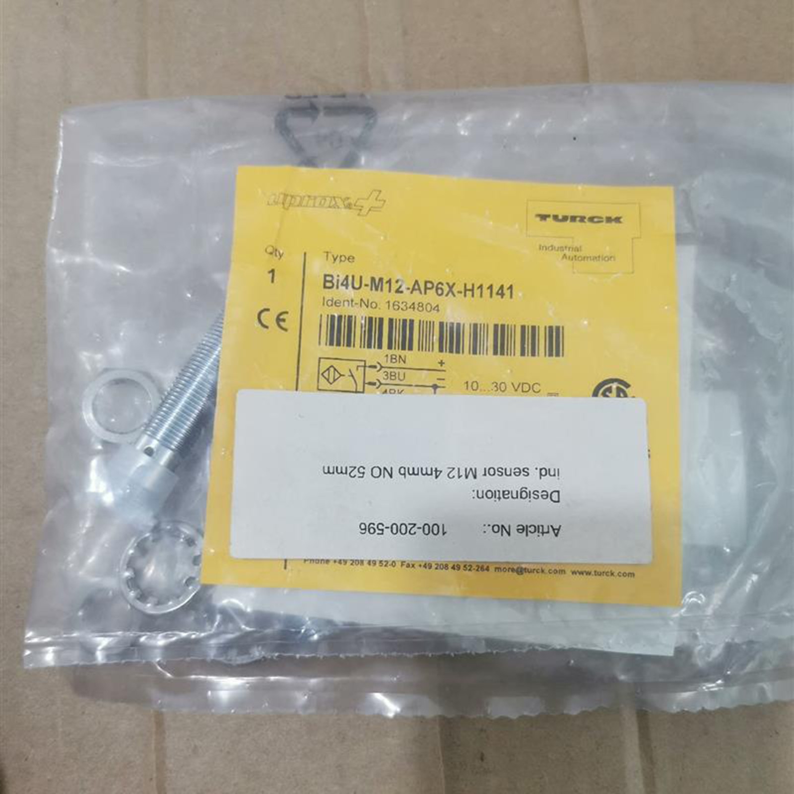 1pc New Turck BI4U-M12-AP6X-H1141 Proximity Switch Sensor Fast Shipping