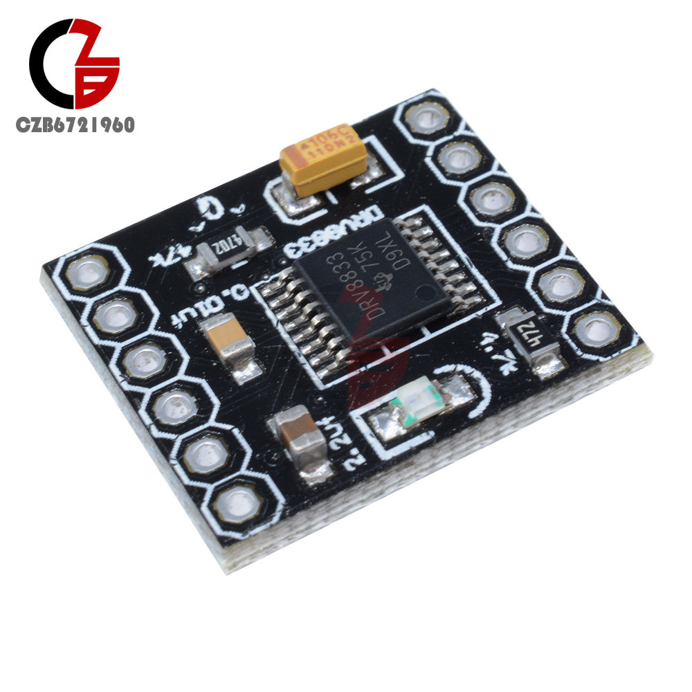 2PCS DRV8833 2 Channel DC Motor Driver Module Board 1.5A 3V-10V for Arduino