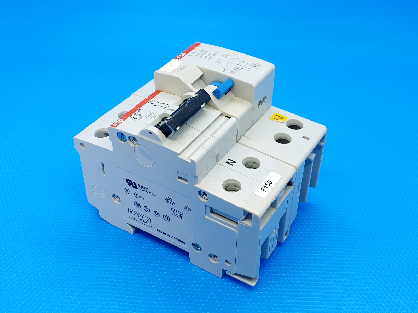 ABB D72 with S261-NA C10 Circuit Breaker Inc VAT