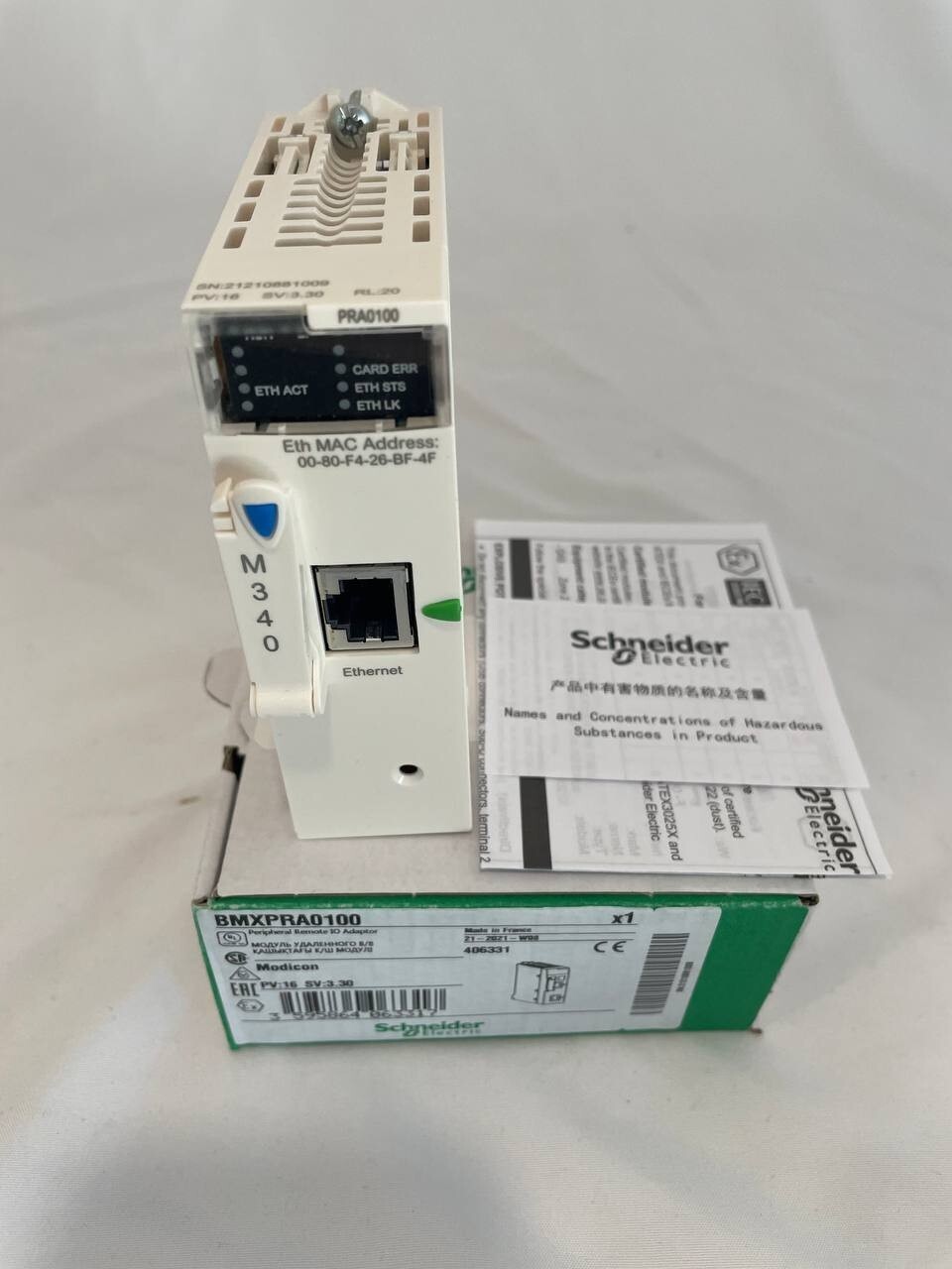 New Schneider Electric BMXPRA0100 Modicon X80 Peripheral Remote IO Adaptor Modul