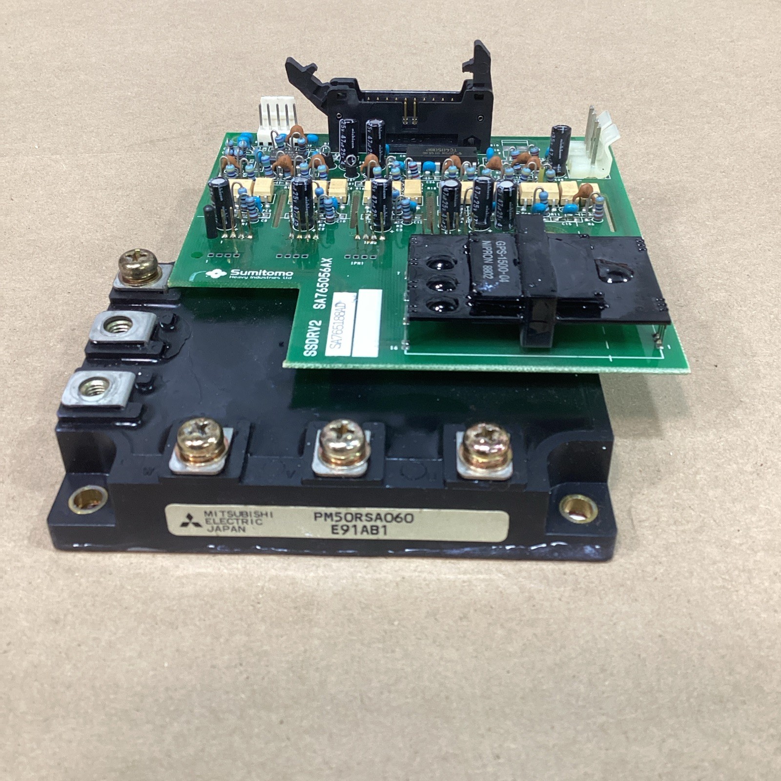 Mitsubishi Electric PM50RSA060 Power Supply With SUMITOMO PCB Card SA765056AX