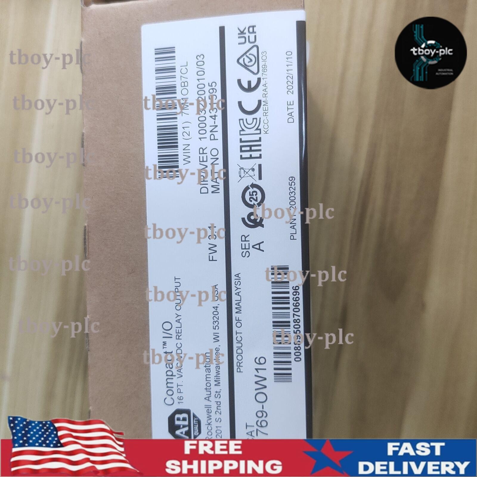 New Sealed Allen-Bradley 1769-OW16 CompactLogix Relay Output Module US Free Tax