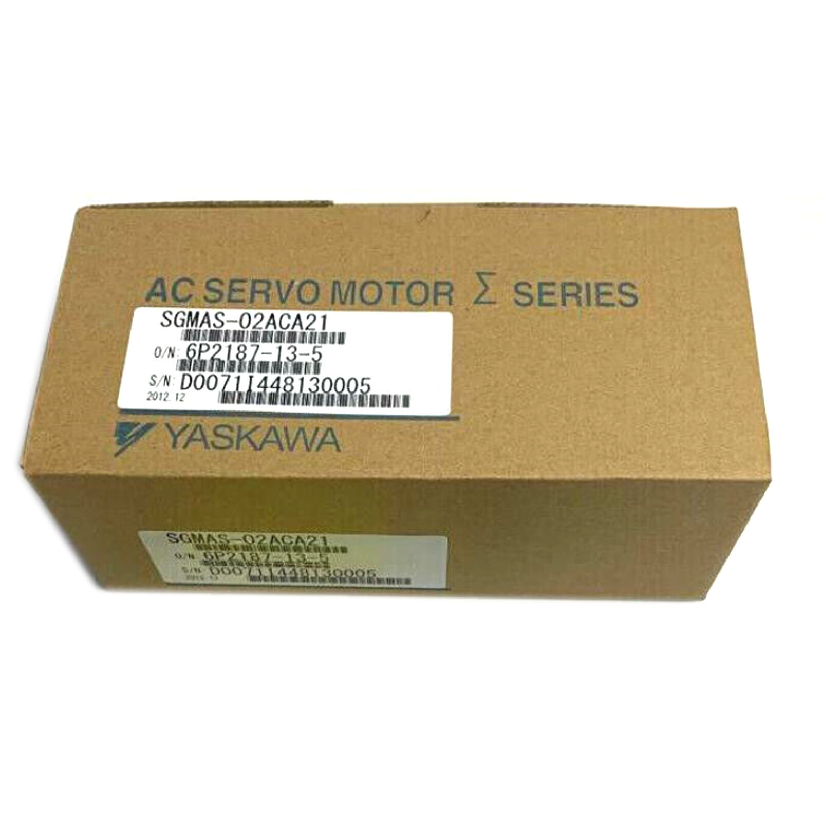 YASKAWA AC SERVO MOTOR SGMAS-02ACA21 NEW NOT IN BOX