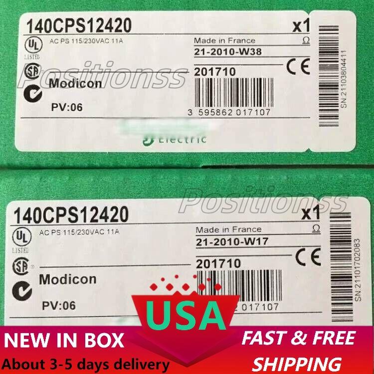Schneider Electric 140CPS12420 Modicon 140CPS12420 NEW 1pcs