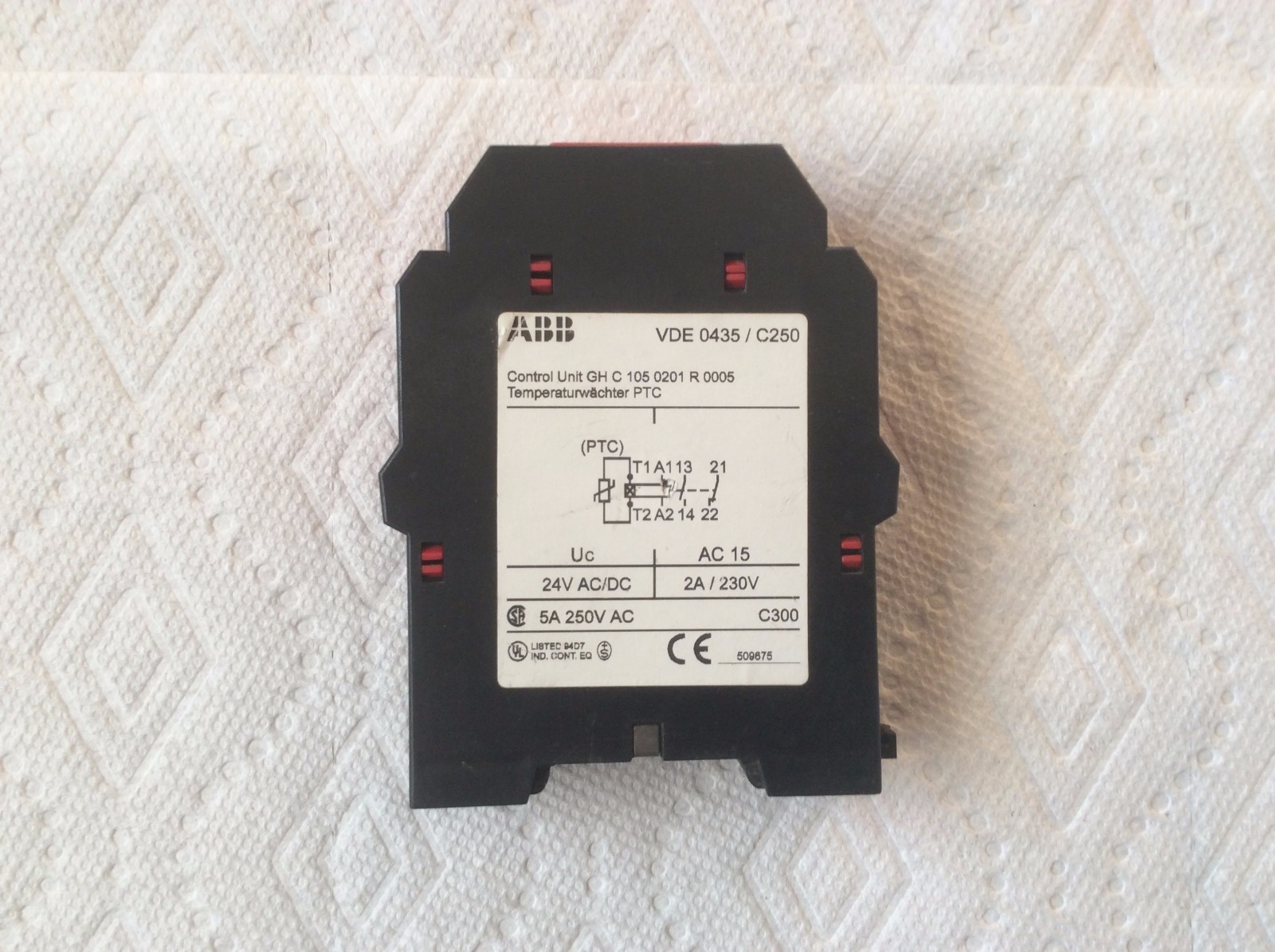 ABB VDE0435/C250 CONTROL UNIT