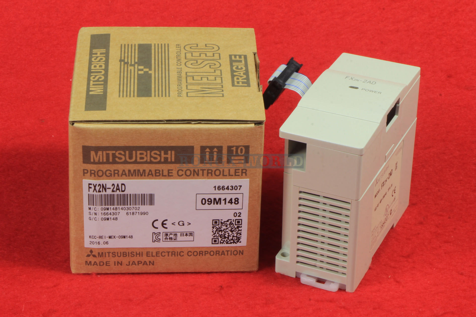 1pcs New Mitsubishi programmable controller FX2N-2AD FX2N2AD in box #US