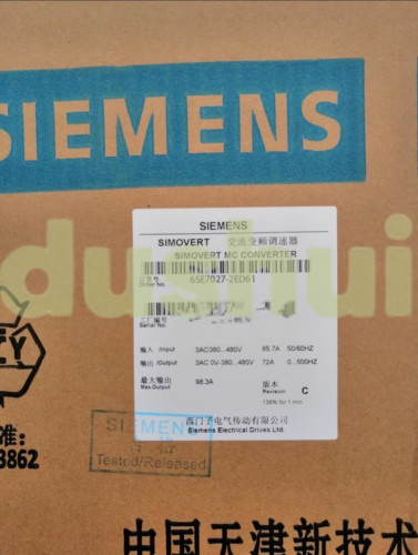 6SE7 027-2ED61 NEW SIEMENS 6SE7027-2ED61 SIMOVERT MASTERDRIVES VECTOR CONTROL