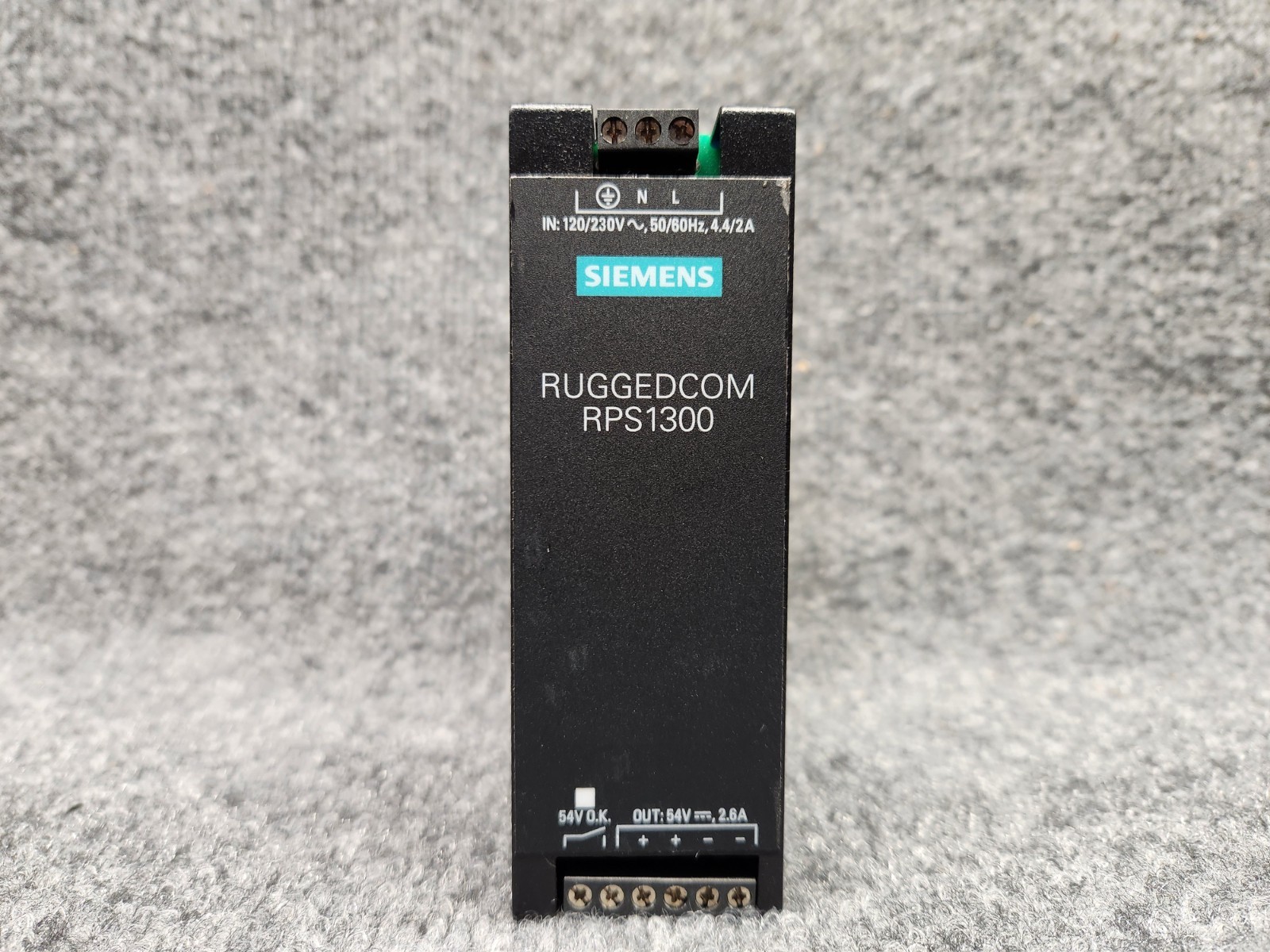 Siemens Ruggedcom RPS1300 Industrial Power Supply 120/230V 4.4/2.0A 50/60Hz