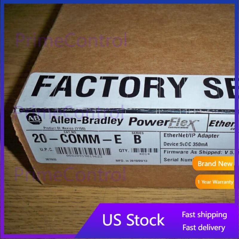 20-COMM-E Allen Bradley EtherNet/IP Adapter Series B Sealed 20COMME US Free Tax