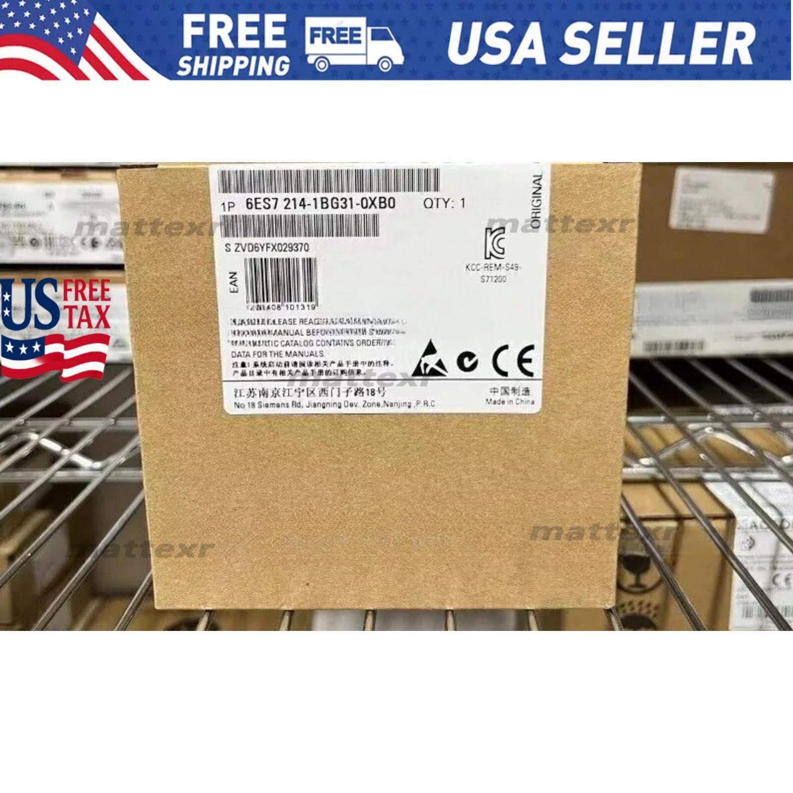 New Siemens 6ES7214-1BG31-0XB0 SIMATIC S7-1200 6ES7 214-1BG31-0XB0