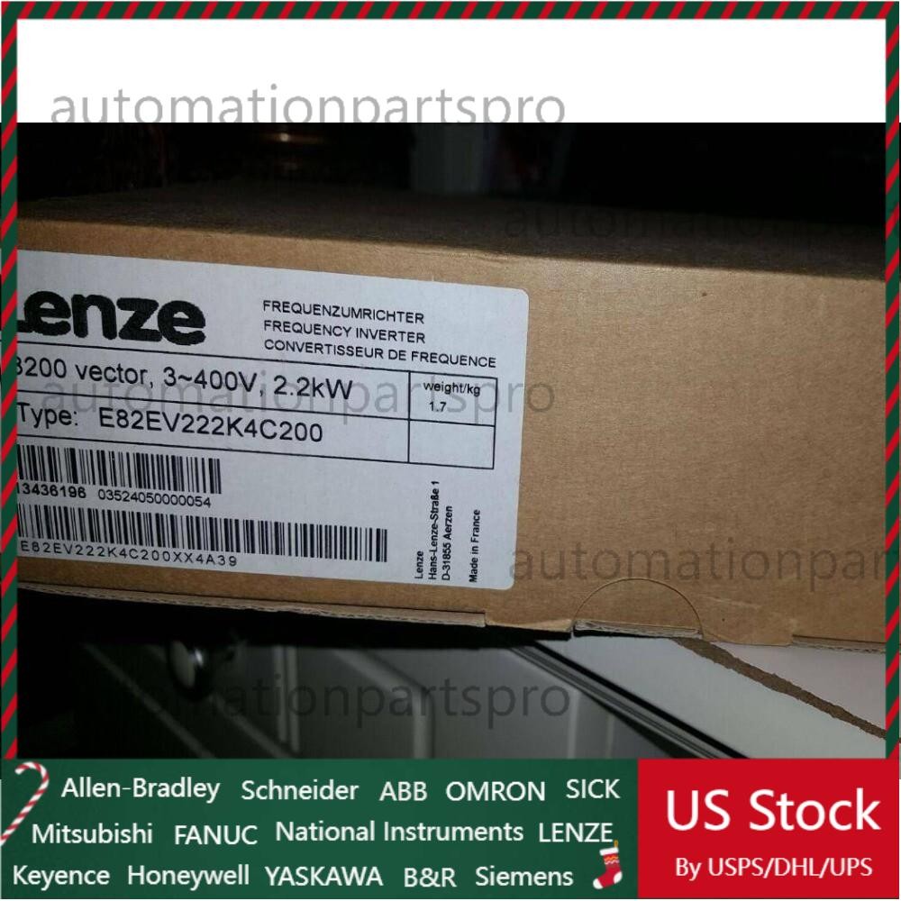 US Free TAX 1PCS LENZE Frequency Inverter E82EV222K4C200 Brand NEW