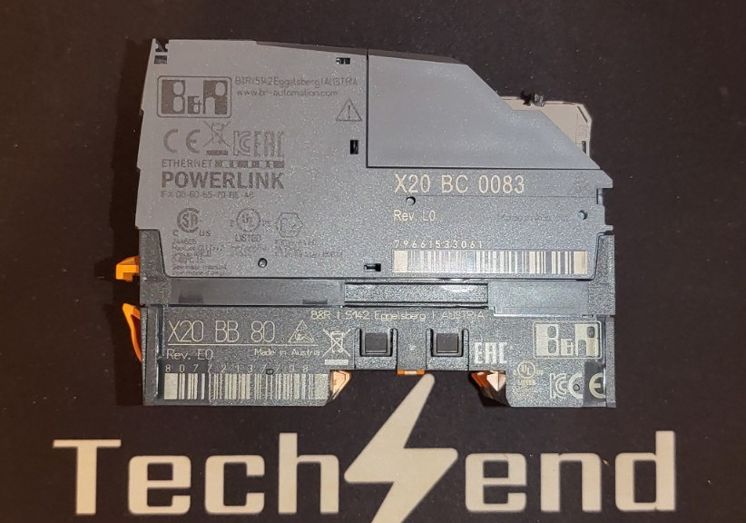 B&R Industrial Automation X20 PLC System Lot: X20BC0083, X20DI8371, X20DO8322 &