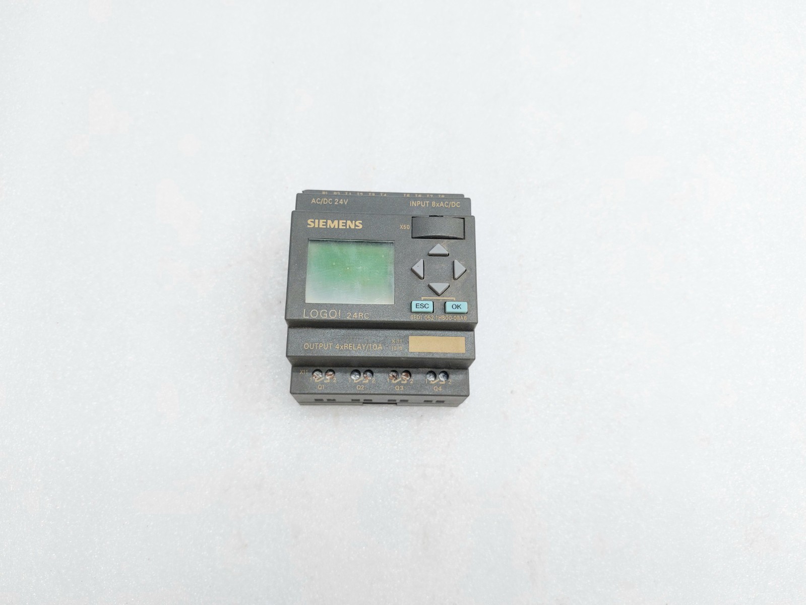 Siemens Logo! 24rc 6ed1 052-1hb00-0ba6 Logic Control Module