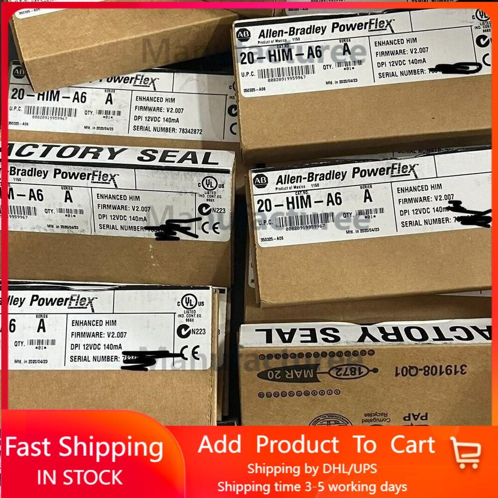 Allen-Bradley 20-HIM-A6 PoweFlex Enhanced HIM FW V2.007 12VFC New Factory Sealed
