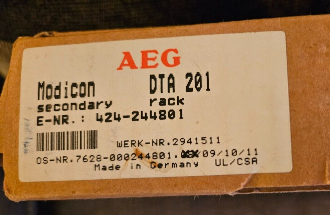 AEG Modicon A120 – DTA 201 secondary rack – 5 slot -New