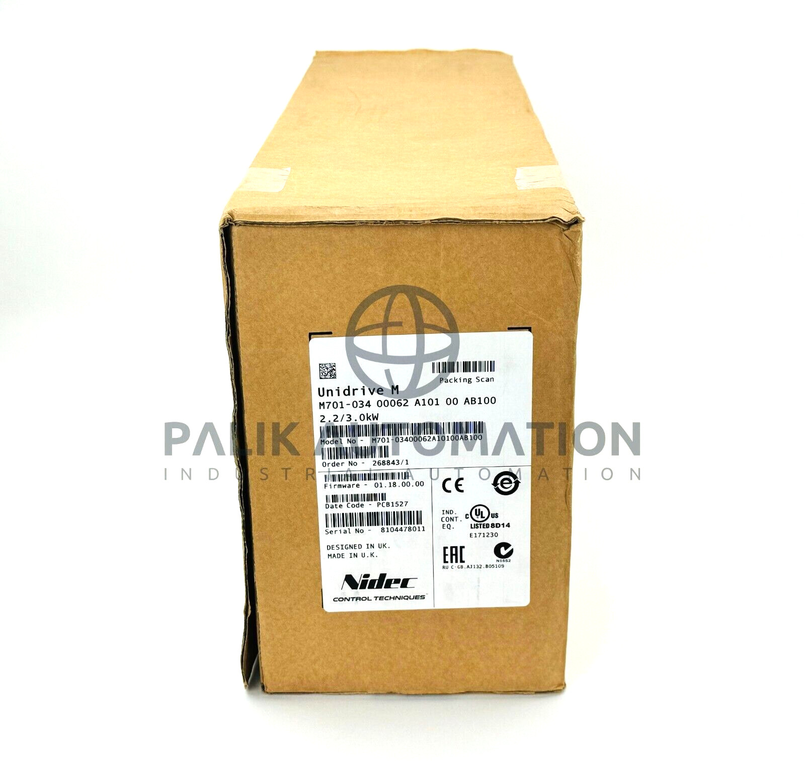 EMERSON Control Techniques M701-034 00062 A UNIDRIVE SP 2.2 /3.0 kW NEW