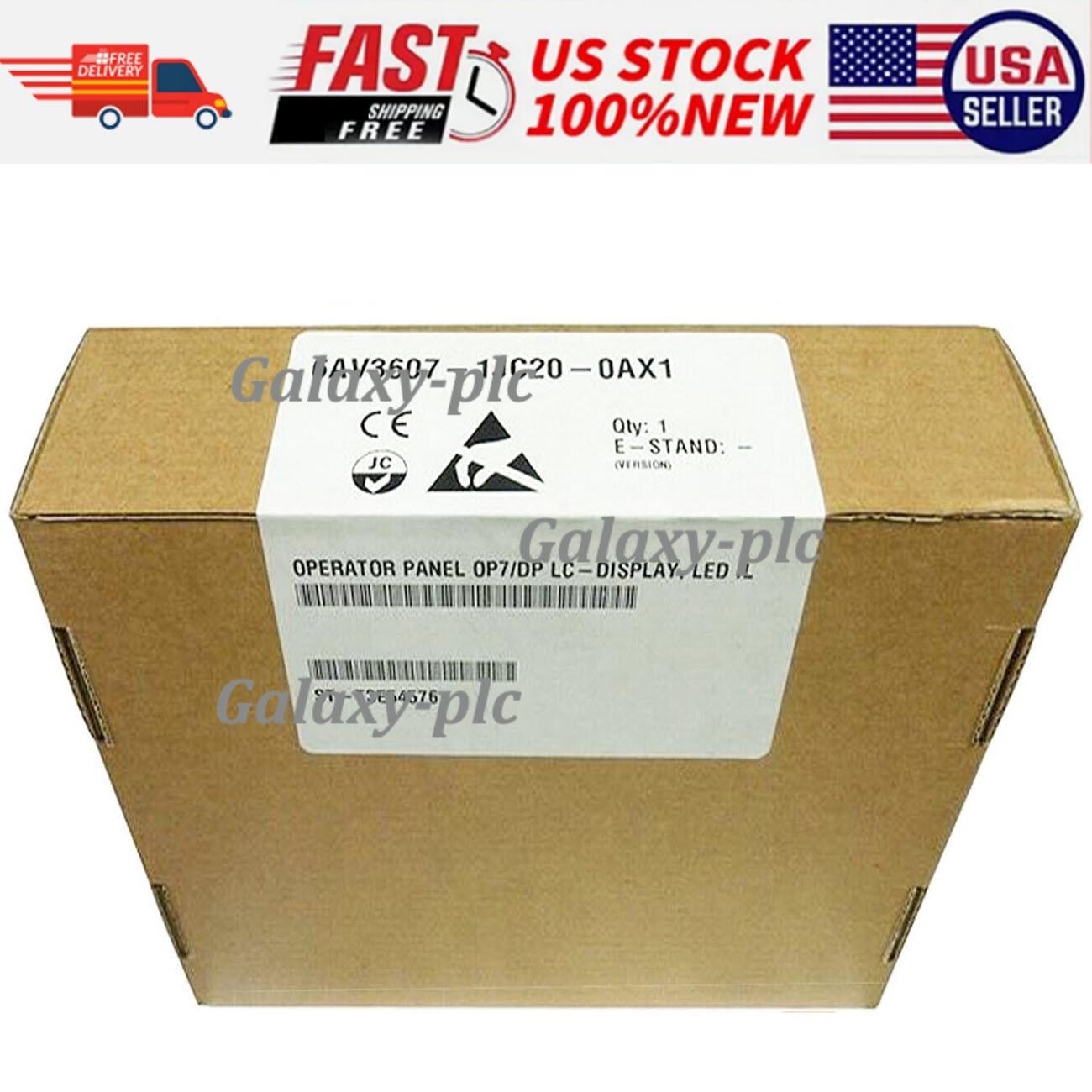 6AV3 607-1JC20-0AX1 NEW SIEMENS 6AV3607-1JC20-0AX1 S7 M7 OP7/DP Operator Panel