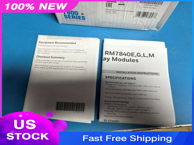 Honeywell Automatic Programming Control. RM7840L1018. New in box!!