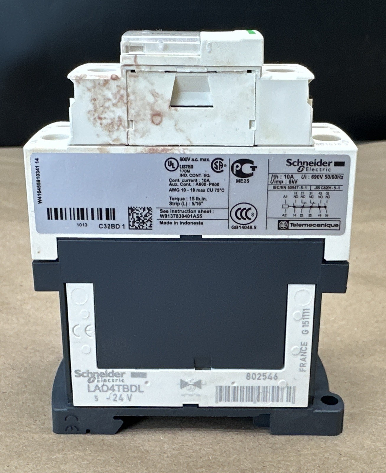 NEW OPEN BOX- Schneider Electric CAD32BD Control Relay 24VDC || WARRANTY! 🇺🇸