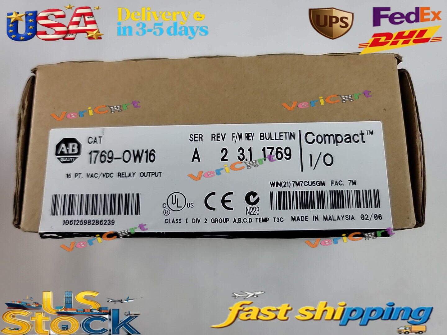 AB 1769-OW16 SER A Allen Bradley 1769OW16 CompactLogix Relay Output Module New