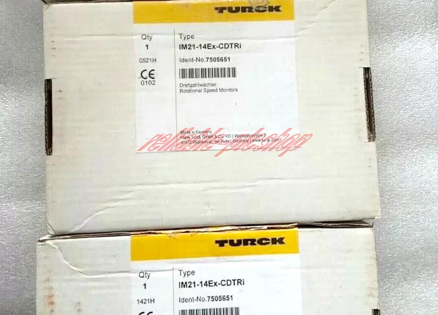 1PC TURCK IM21-14EX-CDTRI Rotation speed monitor NEW