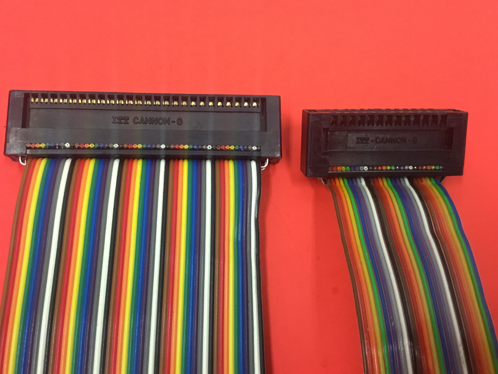 ITT Cannon G – Ribbon Cable – LOT OF (2) – UNUSED