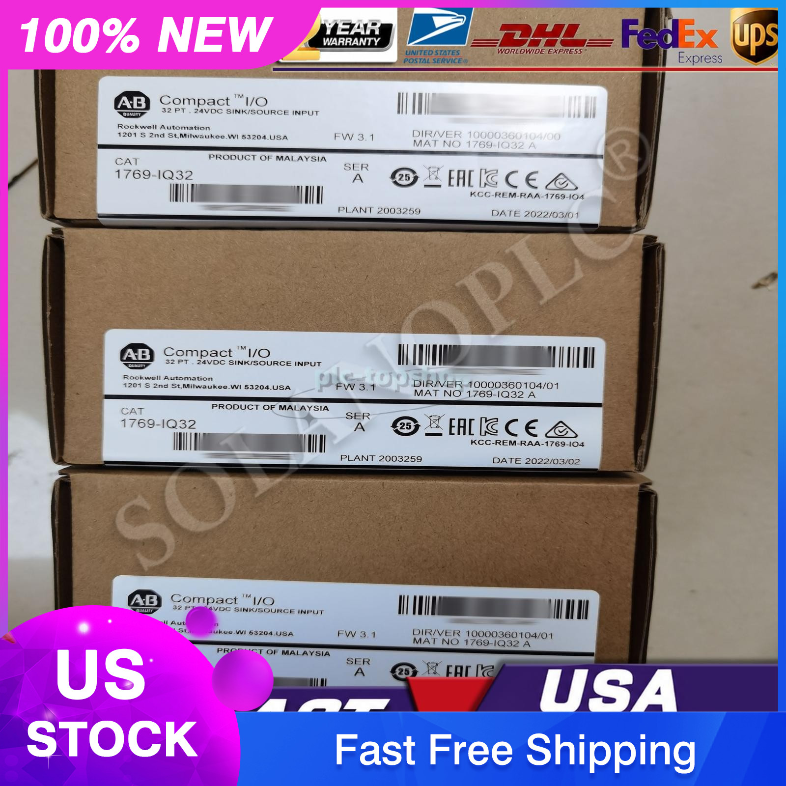 1769-IQ32 1769IQ32 24V DC Input Module A-B