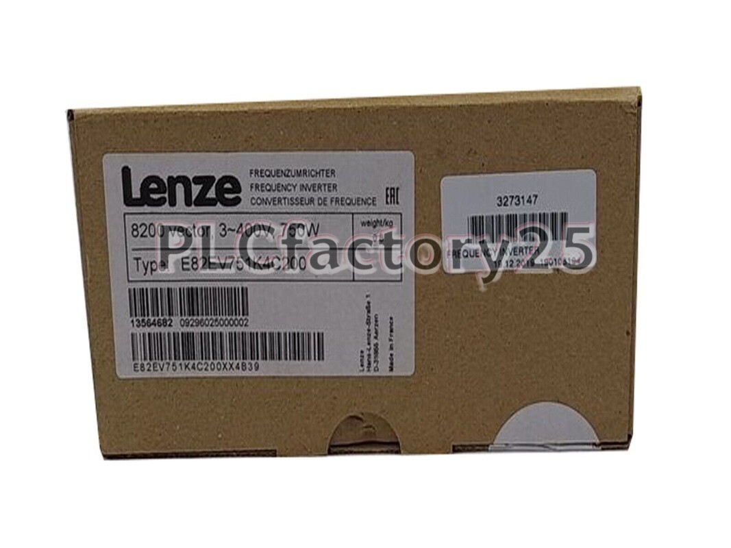 E82EV751K4C200 1PC NEW Sealed Lenze Frequency Inverter E82EV751K4C200