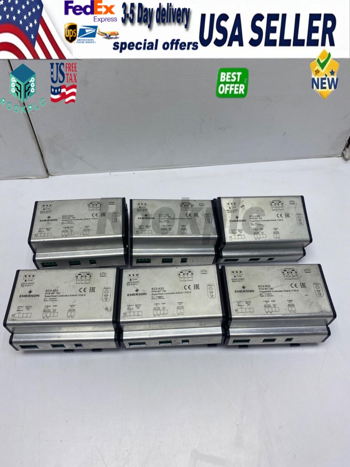 Emerson Superheat Controller EC3-X33 PCN 807 783 EX4-8/ FX5-9