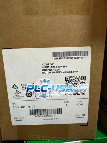 25B-D010N104 1PCS Brand New AB 25B-D010N104 SER A AC Drive Deliver quickly