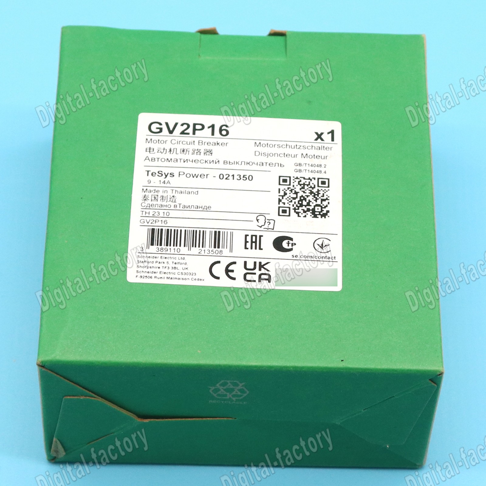 one new Schneider GV2P16 Electric Motor Protection Circuit Breaker Fast Delivery